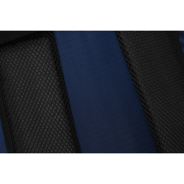 Kelioninė kuprinė, tamsiai mėlyna-juoda, poliesteris