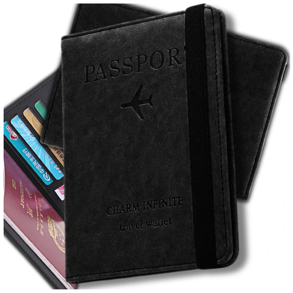 Kelioninis dėklas dokumentams ir pasui, su RFID apsauga nuo vagystės S1081