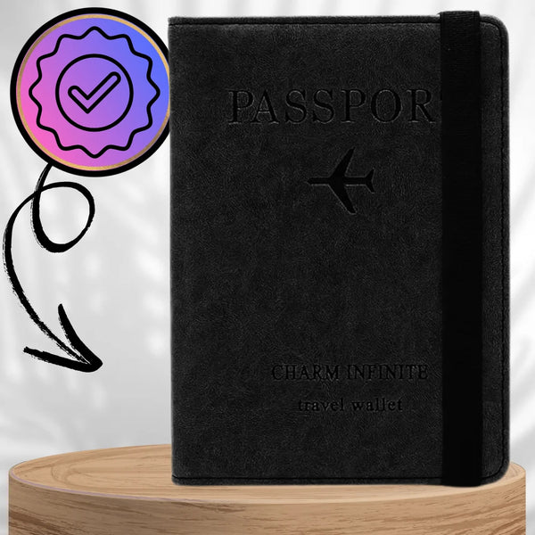 Kelioninis dėklas dokumentams ir pasui, su RFID apsauga nuo vagystės S1081