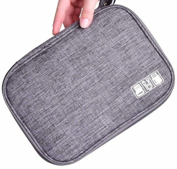 Kelioninis dėklas USB laidams ir įkrovikliams
