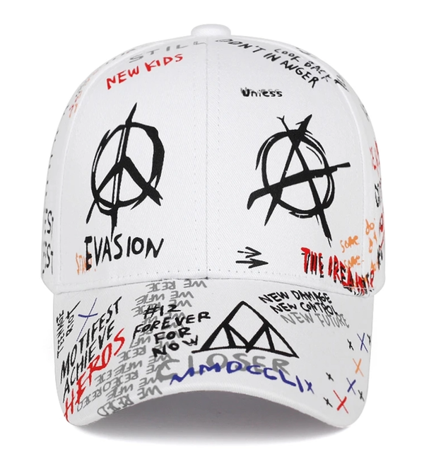 Kepurė su snapeliu TG85, balta