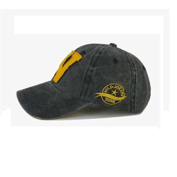 Kepurė su snapeliu "W", pilka