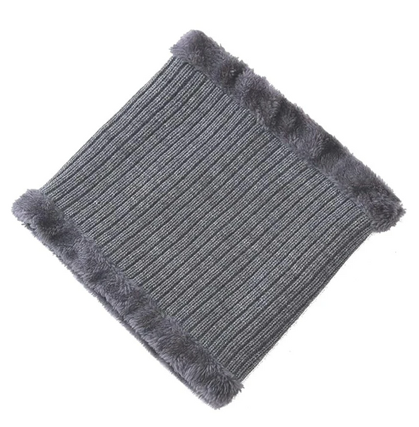 Kepurės ir šaliko komplektas vyrams S121, pilkas