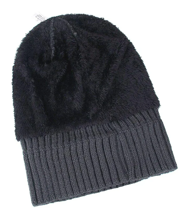 Kepurės ir šaliko komplektas vyrams S121, pilkas