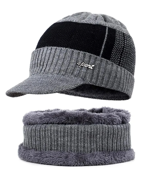 Kepurės ir šaliko komplektas vyrams S122-2