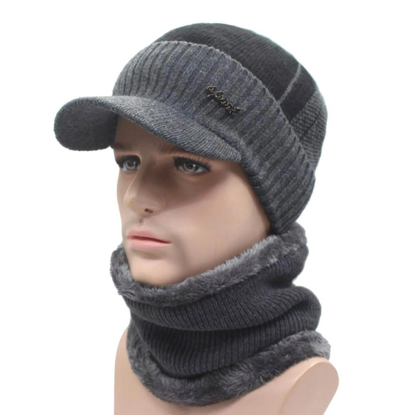 Kepurės ir šaliko komplektas vyrams S122-2