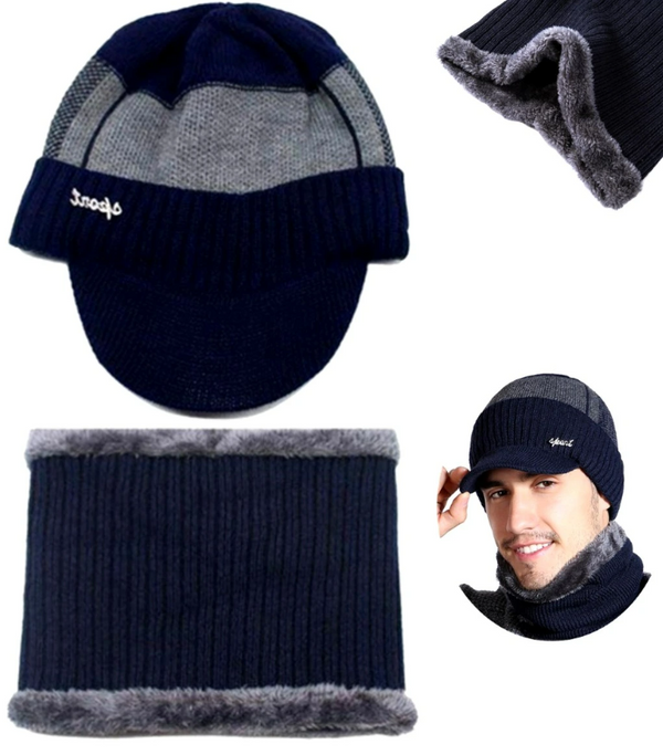 Kepurės ir šaliko komplektas vyrams S122-3