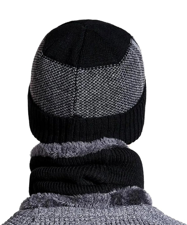 Kepurės ir šaliko komplektas vyrams S122