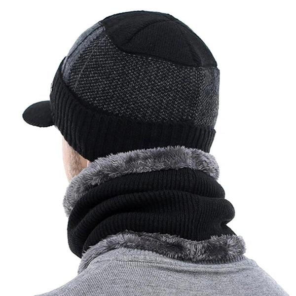 Kepurės ir šaliko komplektas vyrams S122