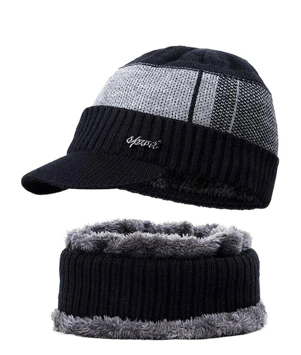 Kepurės ir šaliko komplektas vyrams S122