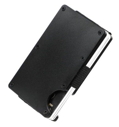 Kortelių dėklas vyrams F29 juodas N103