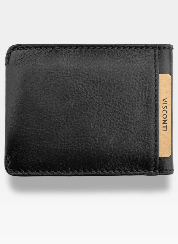 Kortelių dėklas vyrams Visconti MT-90, tamsiai pilka S1048