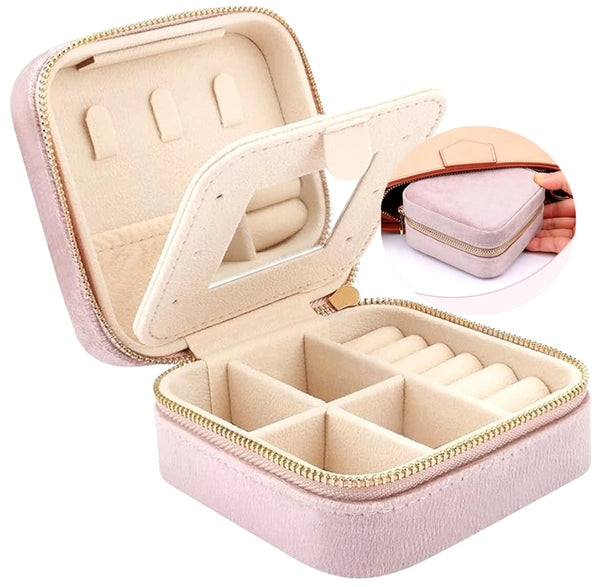 Kosmetinė papuošalams FD127 rožinė