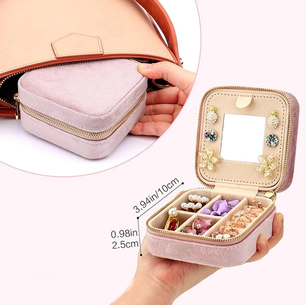 Kosmetinė papuošalams FD127 rožinė