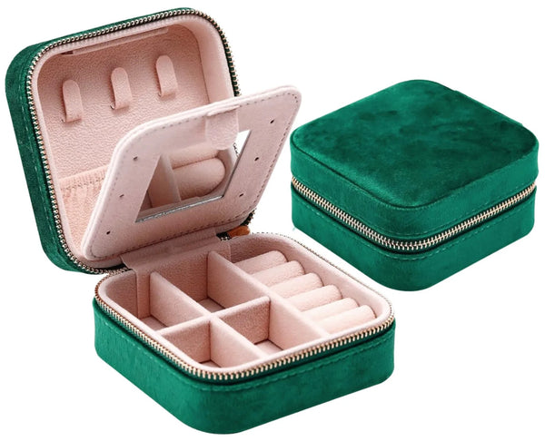 Kosmetinė papuošalams FD127 žalia