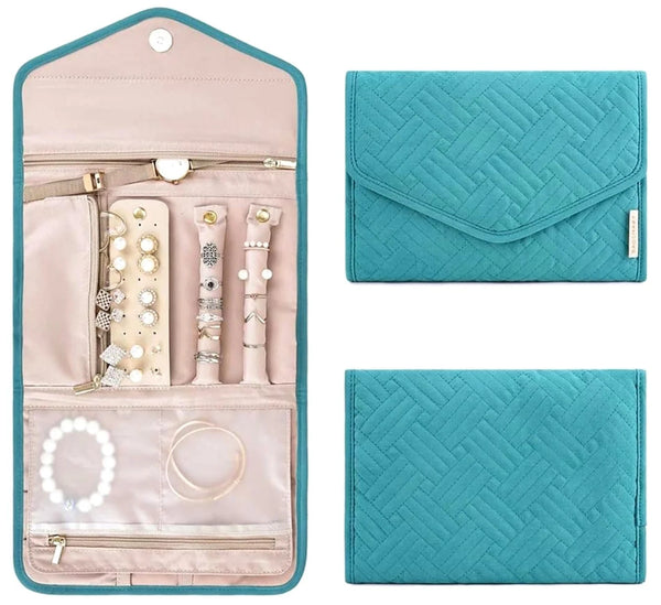 Kosmetinė papuošalams FD128 mėlyna