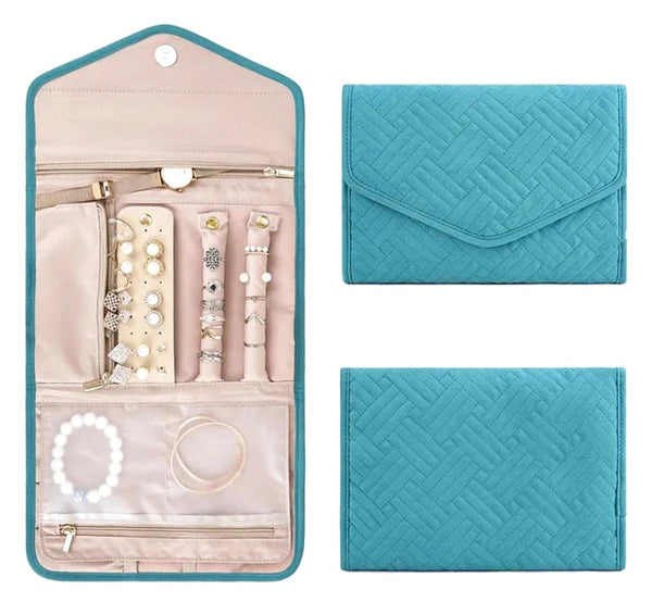 Kosmetinė papuošalams FD128 mėlyna