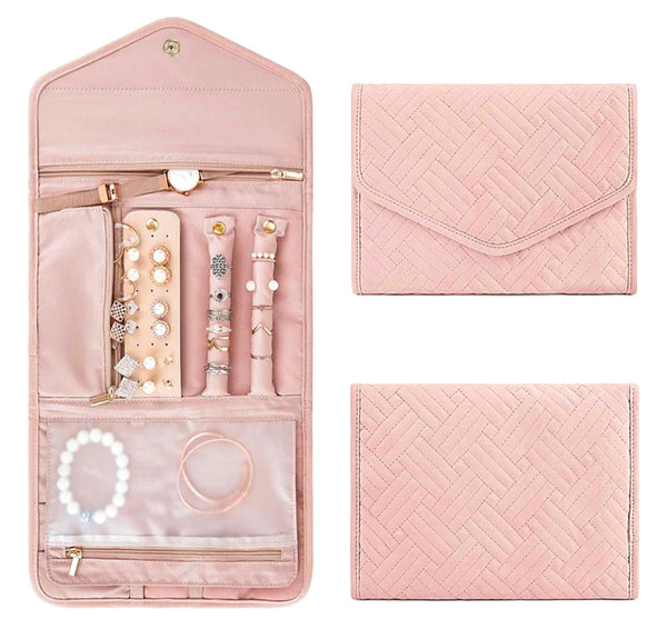 Kosmetinė papuošalams FD128 rožinė