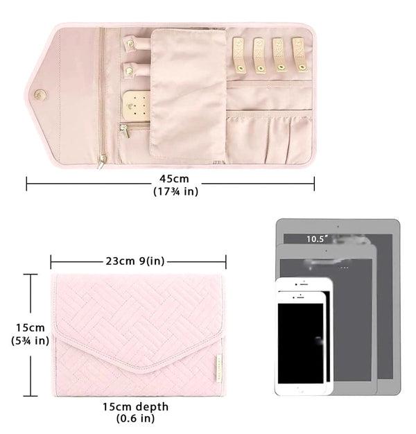 Kosmetinė papuošalams FD128 rožinė