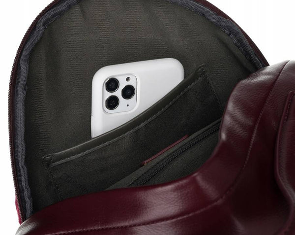 Kuprinė moterims David Jones DH66 bordo