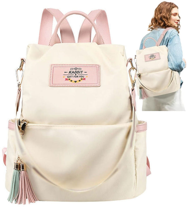 Kuprinė moterims S68 smėlio spalvos