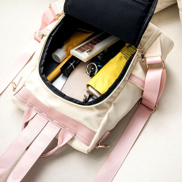 Kuprinė moterims S68 smėlio spalvos