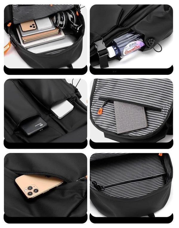 Laisvalaikio kuprinė, 20-35 l, juoda