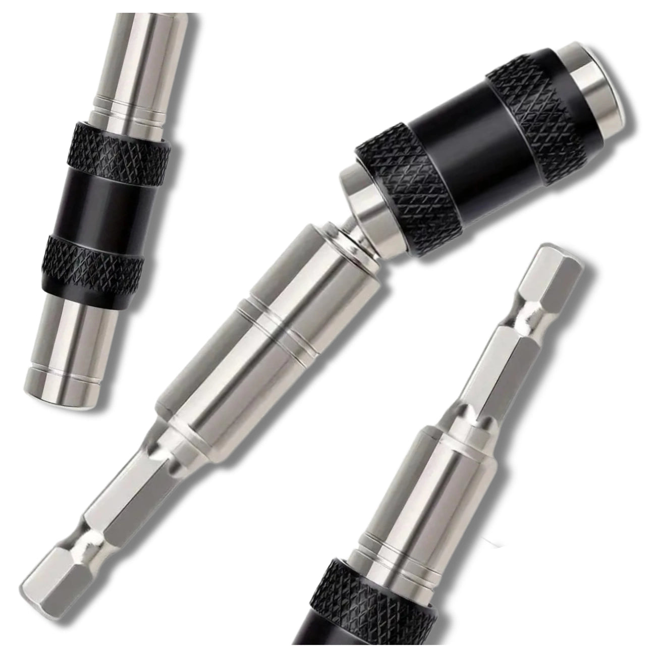 Magnetinė grąžto galvutė su šarnyru 0–20° 1/4" HEX