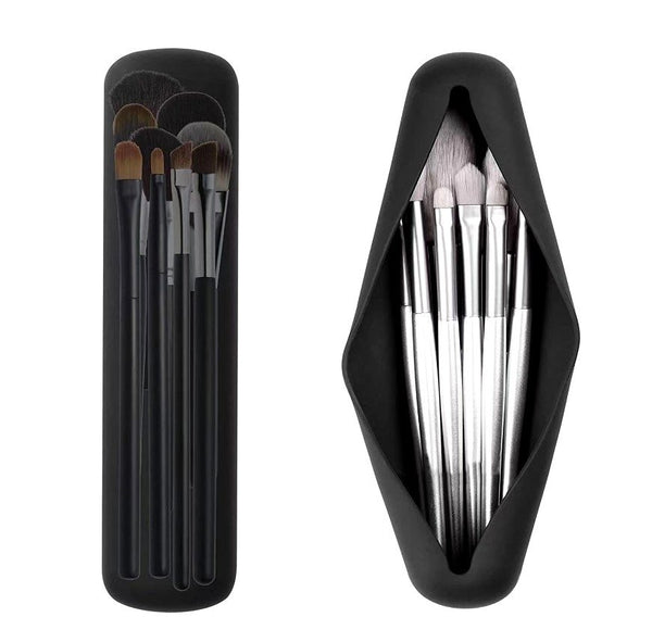 Makiažo šepetėlių dėklas S9 juodas