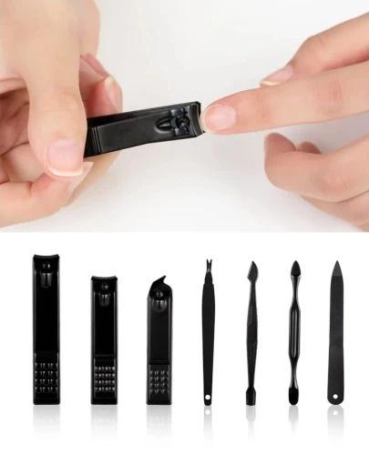 Manikiūro, pedikiūro įrankių rinkinys, 18 dalių FX2