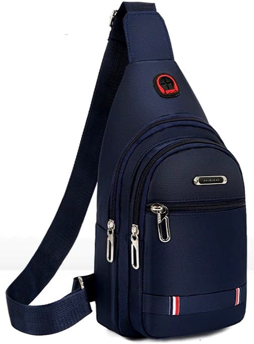 Maža kuprinė, krepšys vyrams T107, mėlyna R283