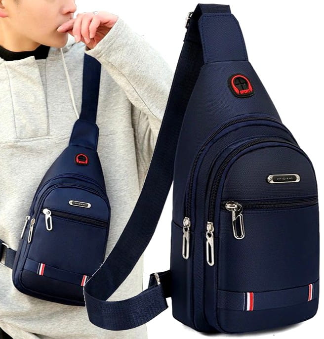 Maža kuprinė, krepšys vyrams T107, mėlyna R283