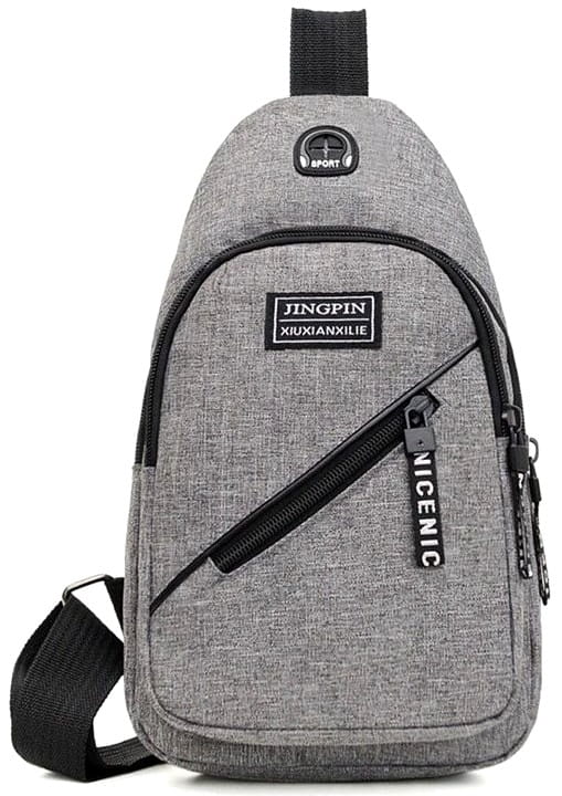 Maža kuprinė vyrams T109, pilka R284