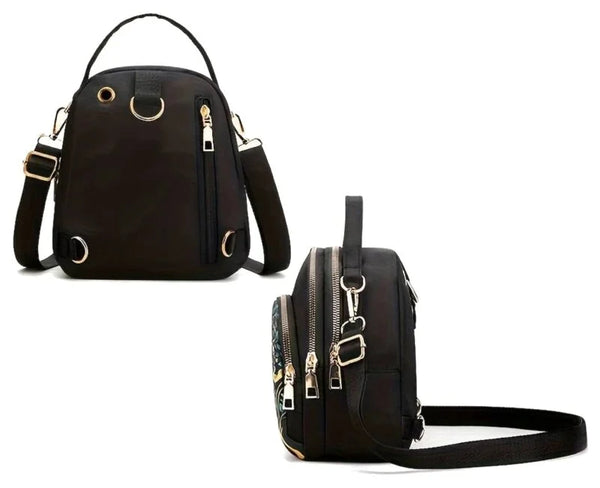 Maža moteriška kuprinė G6, juoda