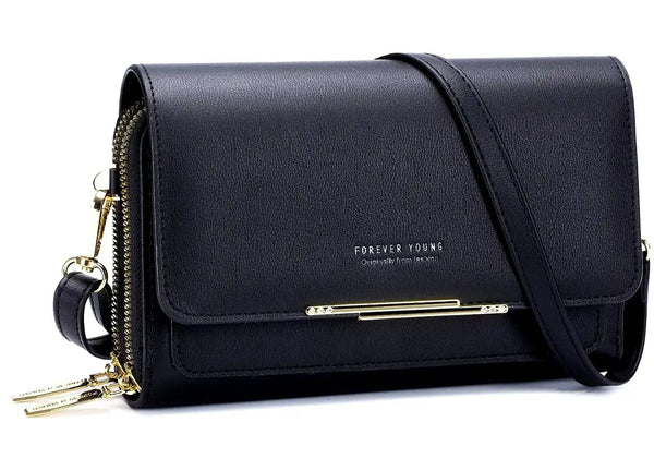 Maža rankinė moterims A54, juoda R844