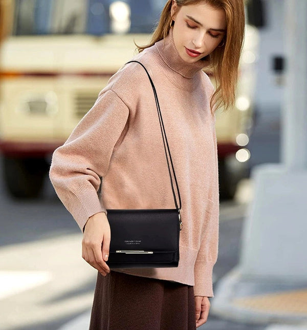 Maža rankinė moterims A54, juoda R844