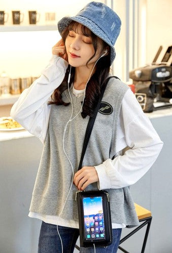 Maža rankinė moterims F111 juoda R831