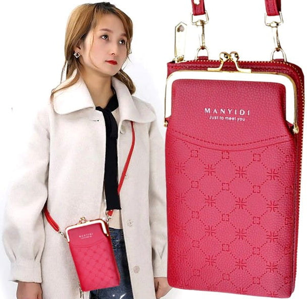Maža rankinė moterims N129 raudona R821