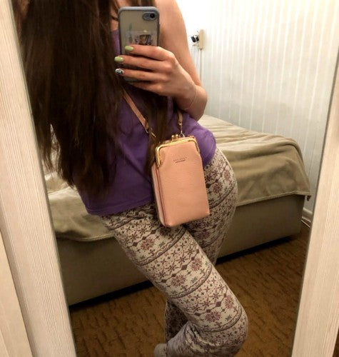 Maža rankinė moterims N27 rožinė R820