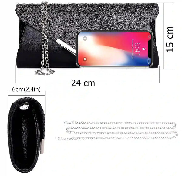 Maža rankinė moterims S12 juoda R801