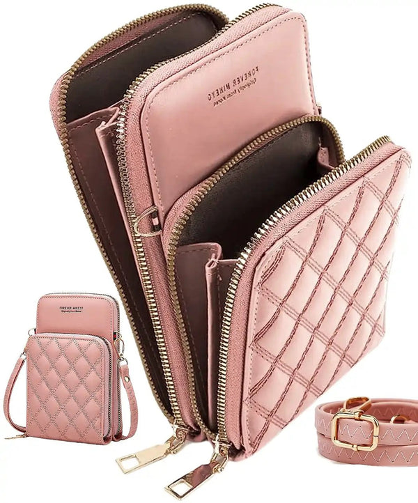 Maža rankinė moterims S12 rožinė R799