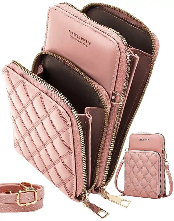 Maža rankinė moterims S12 rožinė R799