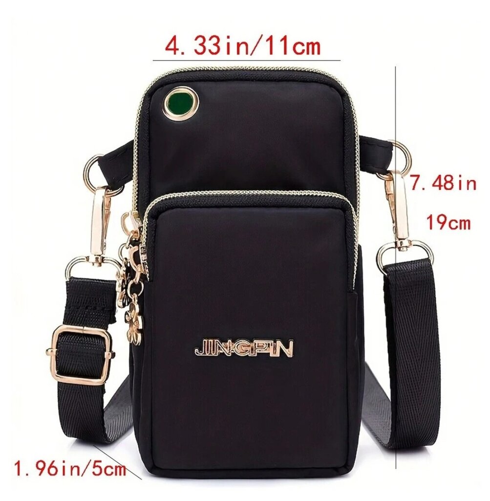 Maža rankinė moterims U64 juoda