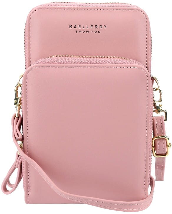 Maža rankinė, piniginė moterims R28, rožinė