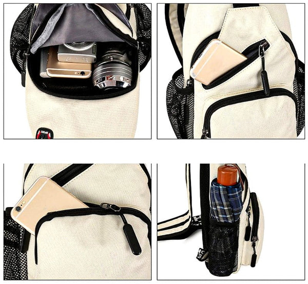 Maža sportinė kuprinė, krepšys vyrams T108, juoda R274