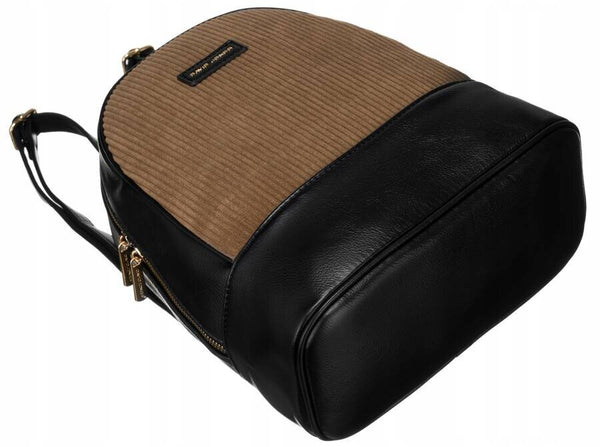 Maža kuprinė moterims David Jones, juoda/chaki