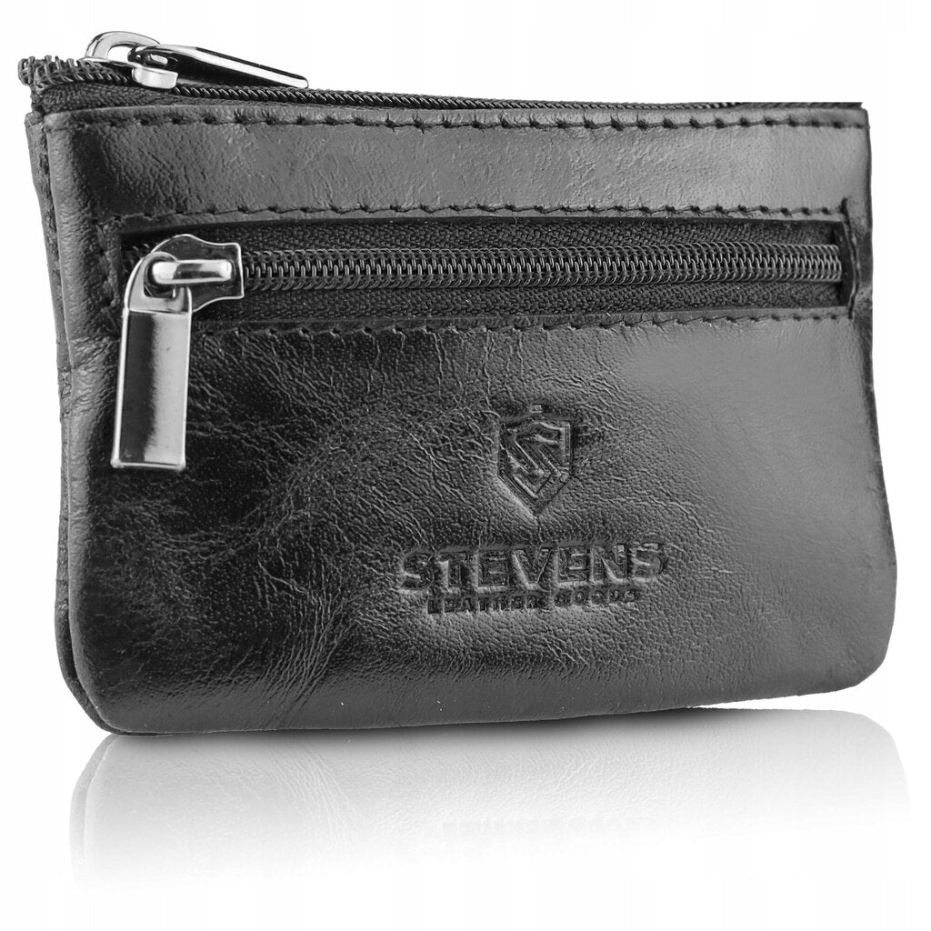 Mažas odinis dėklas raktams, monetoms Stevens P49 S1036