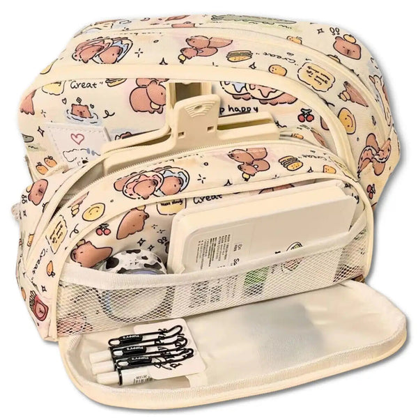 Penalas Kapibara, dviejų skyrių