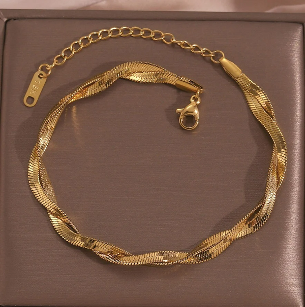 Moteriška apyrankė K72, aukso spalvos