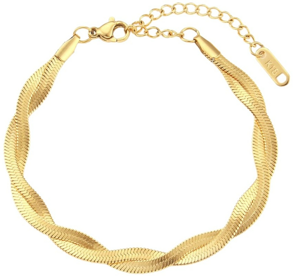 Moteriška apyrankė K72, aukso spalvos